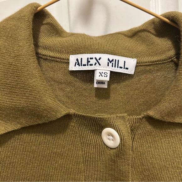 Alex Mill - Wool / Cotton Polo Long Sleeve Top Sweater | excellent condition - Picture 4 of 9